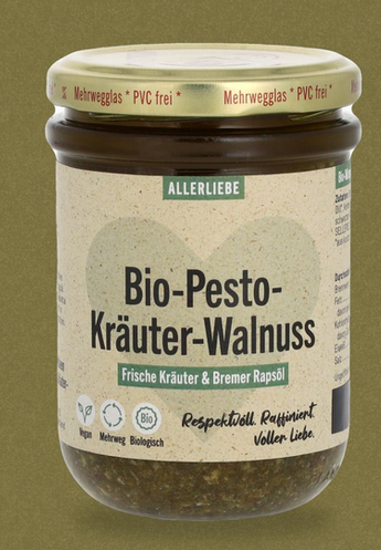 Pesto Walnuss-Kräuter (Pfandglas)