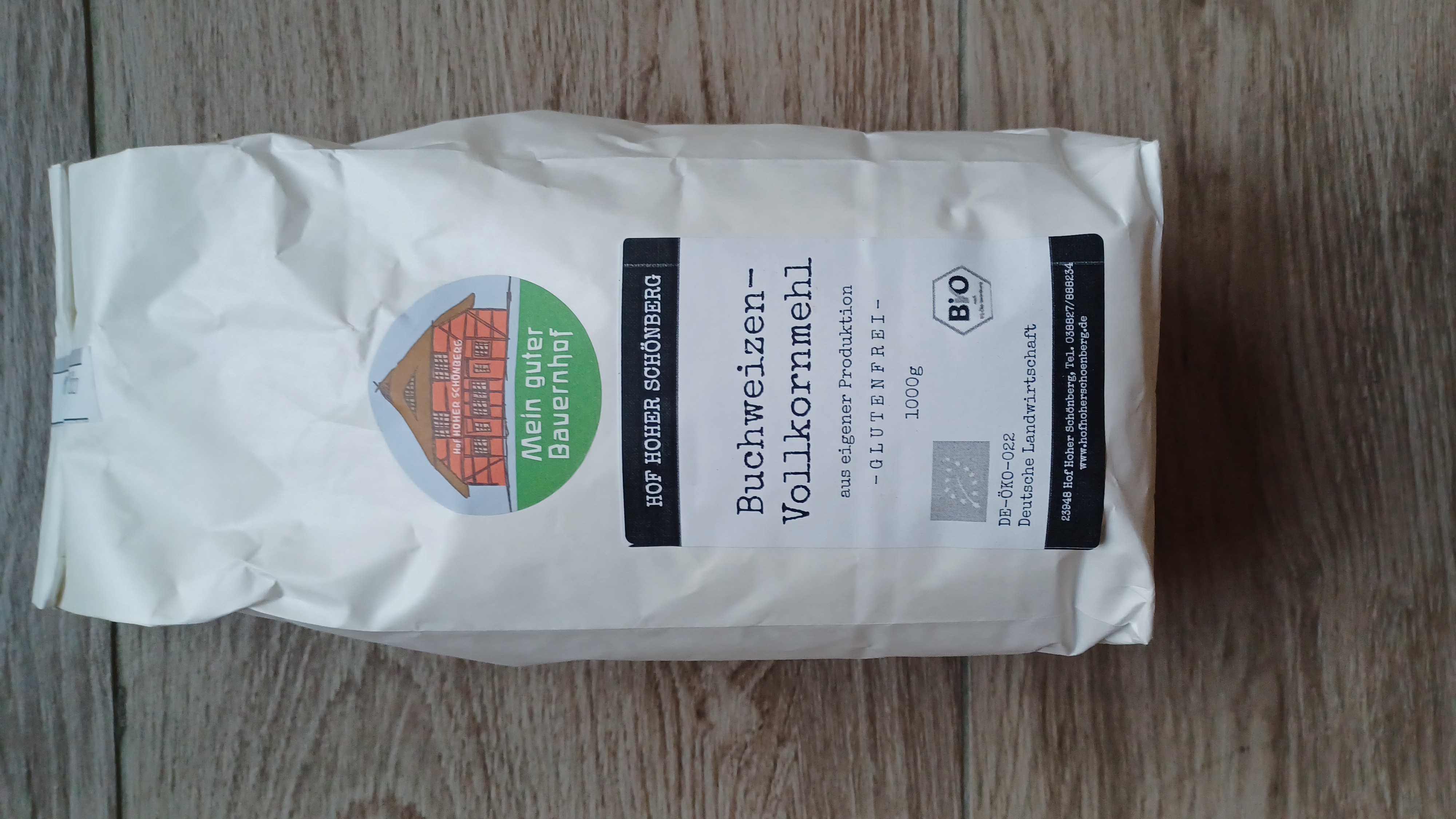  Mehl aus Buchweizen (Buchweizenvollkornmehl) - Abgabe 100 g weise