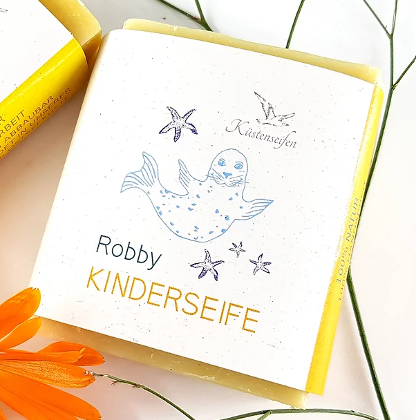 Seife zum Duschen für Kinder Robby (pur)