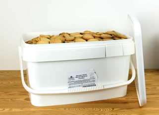 Dinkel Mandel-Aprikose Cookies - Abgabe 100 g weise