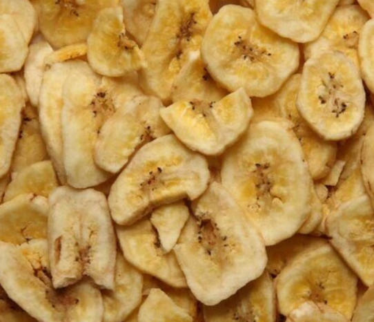 Bananenchips ungesüßt - Abgabe 100 g weise