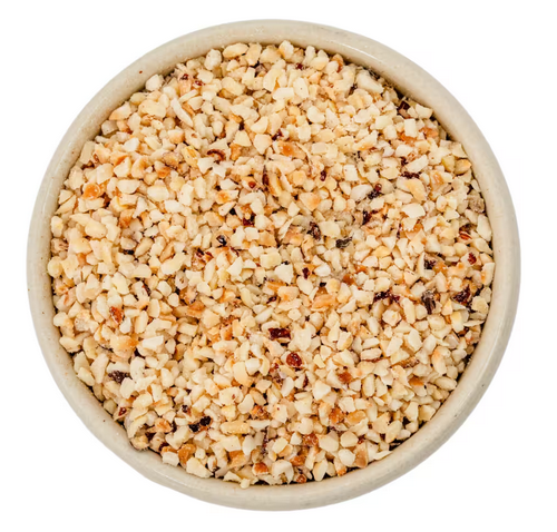 Haselnusskerne gehackt und geröstet - Abgabe 100 g weise